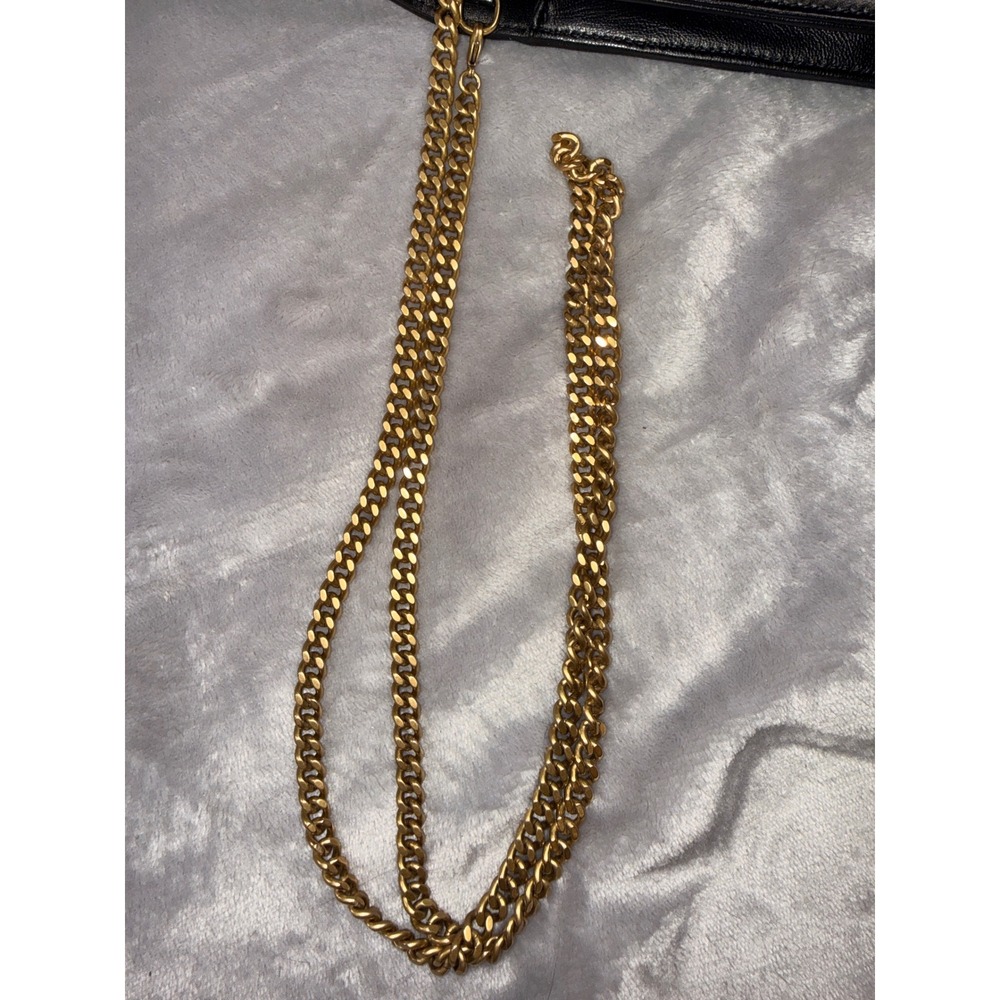 Dior Diorama Wallet on‎ Chain Black Studded Leather Gold Hardware With COA - Picture 10 of 15